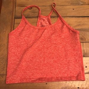 Fleo Switch up crop tank Heather Salsa
